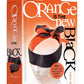 Orange Is The New Black Satin Sash Reversible Blindfold/Restraint - Black/Orange