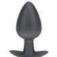 Ouch! Anal Plug Silicone - Grey/Gun Metal - Large