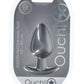 Ouch! Anal Plug Silicone - Grey/Gun Metal - Large