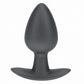 Ouch! Anal Plug Silicone - Grey/Gun Metal - Medium