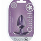 Ouch! Anal Plug Silicone - Medium - Metallic - Purple - Medium