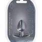 Ouch! Anal Plug Silicone - Grey/Gun Metal - Small