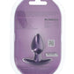 Ouch! Anal Plug Silicone - Small - Metallic