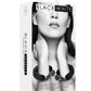 Ouch! Beginner's Furry Hand Cuffs with Quick Release Button - Black