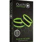 Ouch! Biceps Band - Black/Glow In The Dark/Green
