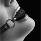 Ouch! Breathable Ball Gag with Bonded Leather Straps