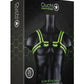 Ouch! Buckle Harness - Black/Glow In The Dark/Green - Large/XLarge