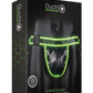 Ouch! Buckle Jock Strap - Black/Glow In The Dark/Green - Large/XLarge