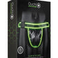 Ouch! Buckle Jock Strap - Black/Glow In The Dark/Green - Medium/Small