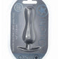 Ouch! Curvy Anal Plug Silicone - Grey/Gun Metal