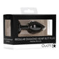 Ouch! Diamond Heart Butt Plug - Regular - Black