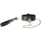 Ouch! Florence Collection Collar with Leash - Black