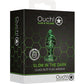 Ouch! Glass Butt Plug - Glow In The Dark/Green - Medium