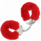 Ouch! Heavy-Duty Fluffy Handcuffs - Red