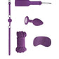 Ouch! Introductory Bondage Kit #5 - Purple