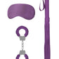 Ouch! Kits Introductory Bondage Kit #1 - Purple - 3 Piece Kit