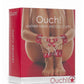 Ouch! Leather Hand and Leg Cuffs - Red