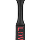 Ouch! Leather Paddle Love - Black