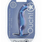 Ouch! P-Spot Anal Plug Silicone - Metallic - Blue