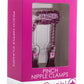 Ouch! Pinch Nipple Clamps - Pink