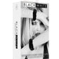 Ouch! Pleasure Furry Hand Cuffs with Quick Release Button - Black