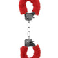 Ouch! Pleasure Handcuffs Furry - Red