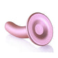 Ouch! Smooth G-Spot Silicone Dildo 5in - Metallic