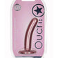 Ouch! Smooth G-Spot Silicone Dildo 5in - Metallic - Rose Gold