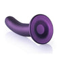 Ouch! Smooth G-Spot Silicone Dildo 7in - Metallic