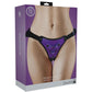 Ouch! Strap-On Harness - Metallic - Purple
