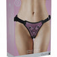 Ouch! Strap-On Harness- Metallic - Rose Gold