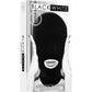 Ouch! Submission Mask with Open Mouth - Black