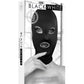 Ouch! Subversion Mask with Open Mouth and Eyes - Black