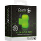 Ouch Vibrating Masturbator - Black/Glow In The Dark/Green
