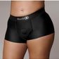 Ouch! Vibrating Strap-On Boxer Rechargeable - Black - XLarge/XXLarge