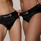 Ouch! Vibrating Strap-On High-Cut Brief Rechargeable