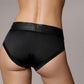 Ouch! Vibrating Strap-On High-Cut Brief Rechargeable