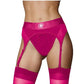 Ouch! Vibrating Strap-On Thong Rechargeable - Pink - Small/XSmall