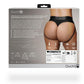Ouch! Vibrating Strap-On Thong with Removable Butt Straps Rechargeable
