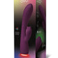 OVO Beacon Rechargeable Silicone Dual Stim Vibrator - Purple