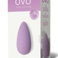 OVO Earth Gobi Rechargeable Silicone Layon Vibrator - Purple
