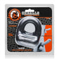 Oxballs 360 2-Way Cock Ring and Ball Sling - Grey/Silver