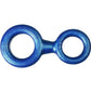 Oxballs 8-Ball Silicone Cock and Ball Ring - Blue