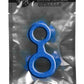 Oxballs 8-Ball Silicone Cock and Ball Ring - Blue