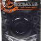Oxballs Atomic Jock Do-Nut-2 Fatty Cock Ring - Black - Large
