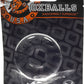 Oxballs Atomic Jock Do-Nut-2 Fatty Cock Ring - Clear - Large