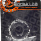 Oxballs Atomic Jock Jelly Bean Cock Ring - Clear