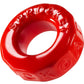 Oxballs Atomic Jock Sprocket Super Stretchy Cock Ring - Red - 2.8in