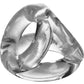 Oxballs Atomic Jock Tri-Sport Cock Ring - Clear