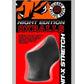 Oxballs Atomic Jock Unit-X Cock Ring and Ball Stretcher Night Edition - Black